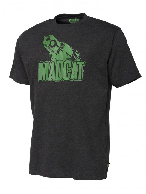 MADCAT T-SHIRT GREY MELANGE ROZM L